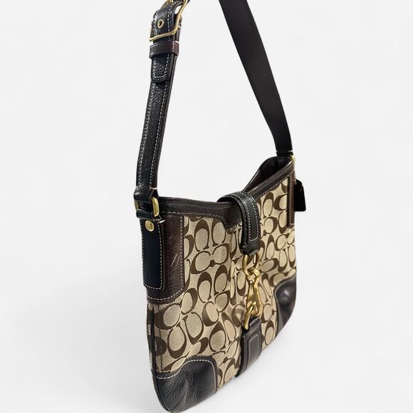 Coach Signature Shoulder Bag - Picture 4 of 8